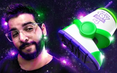 Customize o seu PORTA COPO do BUZZ LIGHTYEAR da CINEMARK (Disney – Toy Story 4) – DIY