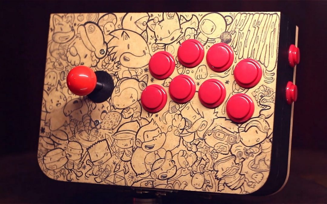 Como Montar um CONTROLE ARCADE com R$70,00!! ( PARA GAMES CLÁSSICOS DE FLIPERAMA) – DIY