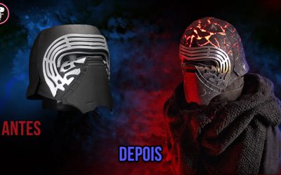 BUSTO EM TAMANHO REAL! Transformamos o Balde de Pipoca Kylo Ren da Cinemark | Star Wars – DIY