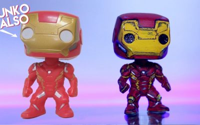 Customizei um FUNKO POP Falso do HOMEM DE FERRO – TOY MAKEOVER (DIY)