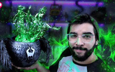 Transformei o Balde de Pipoca da Malévola em uma Luminária! | CINEMARK – ( DISNEY DIY )