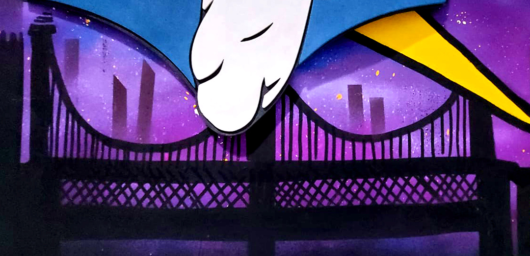 Criassauro-graffiti-batman2 Manopla Thanos DIY Vingadores Ultimato