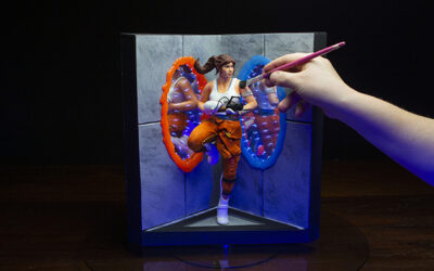 PORTAL | TOY MAKEOVER – Customizando boneco da Mulher Maravilha em Chell do Portal 2
