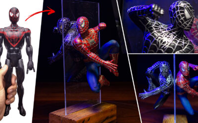 Transformei boneco velho no MELHOR MIRANHA! TOY MAKEOVER – SPIDER-MAN 3 – Tobey Maguire X Black Suit