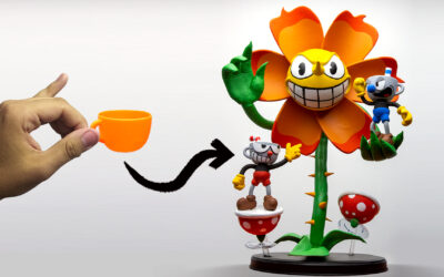 Transformei Xícaras de Brinquedo em CUPHEAD ! (DIORAMA DIY)